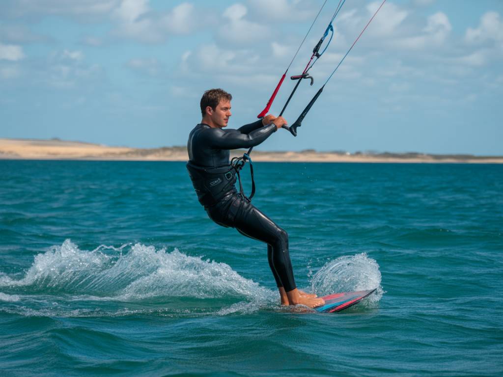 Comment progresser du waterstart aux premiers bords en kitesurf et gagner rapidement en autonomie